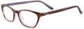 Takumi TK901 No Clip-On Lens Marbled Brown (15) Eyeglasses - Color Image