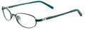 Takumi TK924 No Clip-On Lens Shiny Dark Teal (60) Eyeglasses - Color Image