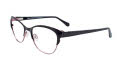 Takumi TK1027 With Magnetic Clip-On Lens Satin Black & Light Pink w/Clip on Lens (090) Eyeglasses - Color Image
