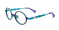 Takumi TK1040 Kids Satin Purple & Turquoise (080) Eyeglasses - Color Image
