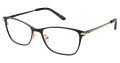Ted Baker B239 Black Gold (BLK) Eyeglasses - Color Image