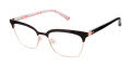Ted Baker B246 Black Rose Gold (BLK) Eyeglasses - Color Image