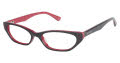 Ted Baker B702 Black/Red (BL1) Eyeglasses - Color Image