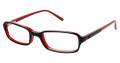 Ted Baker B924 Black / Red (BLK) Eyeglasses - Color Image