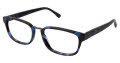 Ted Baker B885 Blue Tortoise (BLU) Eyeglasses - Color Image