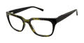 Ted Baker TB802 Green Tortoise Black (GRN) Eyeglasses - Color Image
