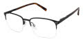 Ted Baker TM517 Navy Brown - NAV Eyeglasses - Color Image