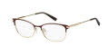 Tommy Hilfiger TH 1958 Matte Burgundy Gold (E28) Eyeglasses - Color Image