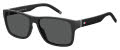Tommy Hilfiger Th 1718/S Black Gray / gray blue (008A/IR) Sunglasses - Color Image