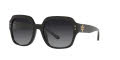 Tory Burch TY7143U Black / Grey Gradient Polar Lens (1326T3) Sunglasses - Color Image