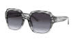 Tory Burch TY7143U Grey Tri Gradient / Dark Light Grey Gradient Lens (17858G) Sunglasses - Color Image