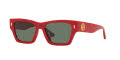 Tory Burch TY7169U Tory Red / Solid Dark Green Lens (18933H) Sunglasses - Color Image