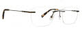 Totally Rimless Odyssey (364) Dark Green Eyeglasses - Color Image