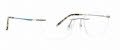 Totally Rimless Meraki 355 Light Silver Eyeglasses - Color Image