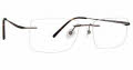 Totally Rimless Infinity 02 (359) Dark Gunmetal  Eyeglasses - Color Image