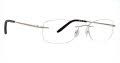 Totally Rimless Briolette 250 Silver (SILV) Eyeglasses - Color Image