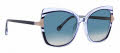 Trina Turk Enderby Navy Sunglasses - Color Image