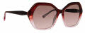 Trina Turk Costa Rei Cranberry Sunglasses - Color Image