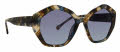 Trina Turk Hamoa Brown/Cobalt Sunglasses - Color Image