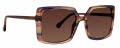 Trina Turk La Jolla Retro Stripes Sunglasses - Color Image