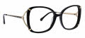 Trina Turk Loulou Black Eyeglasses - Color Image