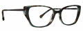 Trina Turk Phoebe Tortoise/Blue Eyeglasses - Color Image