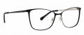 Trina Turk Ruby Matte Black Eyeglasses - Color Image