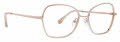 Trina Turk Reece Rose/Gold Eyeglasses - Color Image