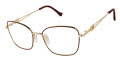 Tura R138 Burgundy Gold (BUR) Eyeglasses - Color Image