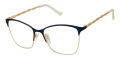 Tura R139 Navy Gold (NAV) Eyeglasses - Color Image