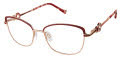 Tura R144 Rose/Rgd (ROS) Eyeglasses - Color Image