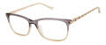 Tura R597 Grey/Gold Glitter-GRY Eyeglasses - Color Image