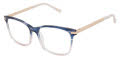 Tura R704 Navy/Blush (NAV) Eyeglasses - Color Image