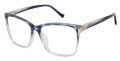Tura R804 Navy/Blush (NAV) Eyeglasses - Color Image
