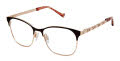 Tura TE283 Dark Gunmetal/Rose Gold - DGN Eyeglasses - Color Image