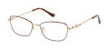 Tura R582 Brown / Gold (BRN) Eyeglasses - Color Image