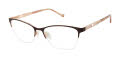 Tura TE273 Brown (BRN) Eyeglasses - Color Image