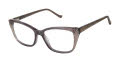 Tura R578 Grey/Rose Gold Glitter (GRY) Eyeglasses - Color Image