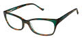 Tura R553 Tortoise / Green (TOR) Eyeglasses - Color Image