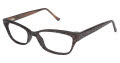 Tura R213 Brown Black (BRN) Eyeglasses - Color Image