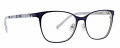 Vera Bradley Saylor Perennials Grey Eyeglasses - Color Image