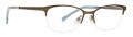 Vera Bradley Noreen Mocha Mint Eyeglasses - Color Image