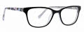 Vera Bradley Kids Emelie Plum Pansies Eyeglasses - Color Image