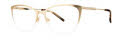 Vera Wang Bershan Gold Eyeglasses - Color Image