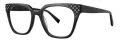 Vera Wang Bijou Black Eyeglasses - Color Image