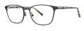 Vera Wang Domina Black Eyeglasses - Color Image