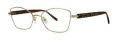 Vera Wang Starla Gold Eyeglasses - Color Image