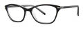 Vera Wang Tacita Black Eyeglasses - Color Image