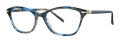 Vera Wang Tacita Cobalt Tortoise Eyeglasses - Color Image