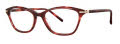 Vera Wang Tacita Merlot Eyeglasses - Color Image